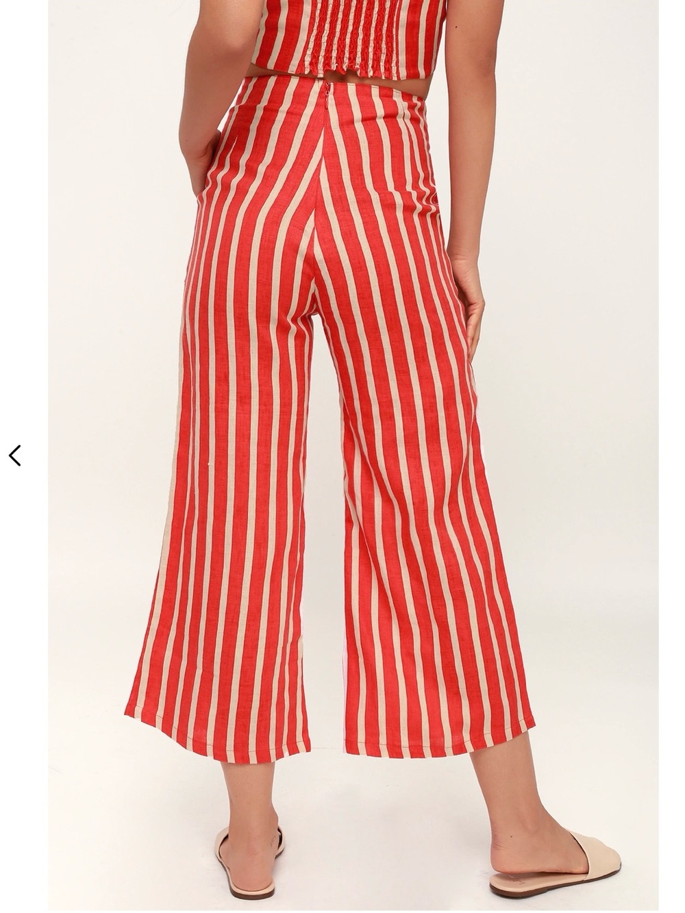 Faithfull the Brand - Mazur Stripe Red Tomas Pants - Picture 2 of 4
